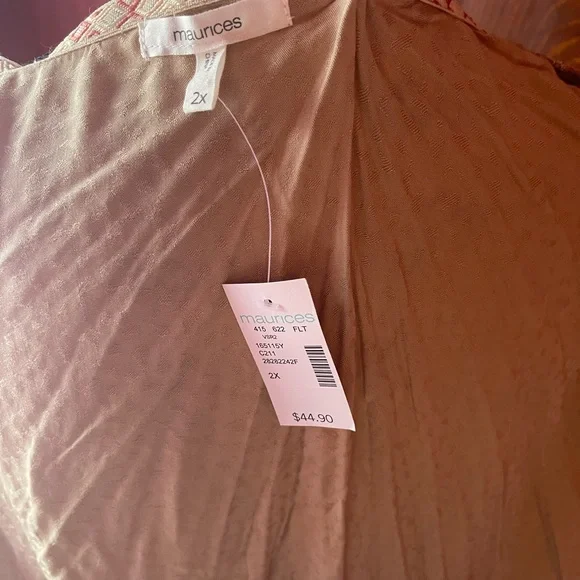 NWT- woman’s boho flowy duster - Picture 8 of 9